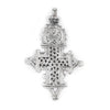 Silver Ethiopian Coptic Cross Pendant (90x57mm)