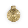 Brass Tribal Shield Pendant (55x45mm)