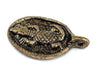 Ghana Brass Lizard Charm Pendant (18x30mm) - The Bead Chest