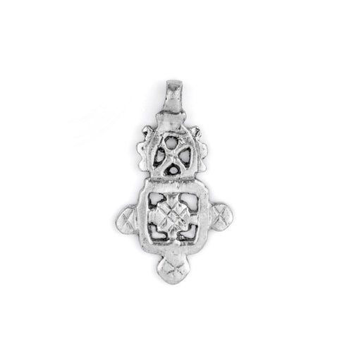 Silver Ethiopian Coptic Cross (42x23mm)