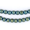 Green Round Electroplated Hematite Beads (8mm)