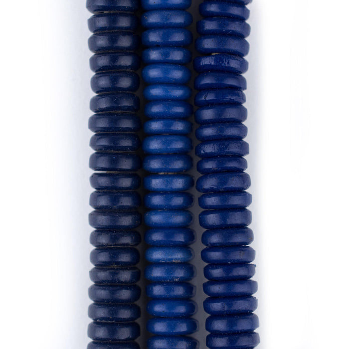 Blue Vintage Prosser Button Beads (7mm) - The Bead Chest