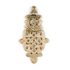 Brass Ethiopian Coptic Cross Pendant (78x40mm)