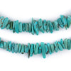 Bright Blue Turquoise Chip Beads (3x10mm)