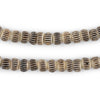 Beige Carved Chevron Bone Prayer Beads (8mm)
