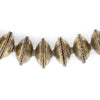 Ethiopian Bezeled Brass Saucer Beads (18mm)