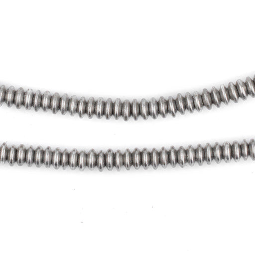 Silver Saucer Beads (5mm) - The Bead Chest