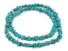 Bright Blue Turquoise Chip Beads (3x10mm) - The Bead Chest