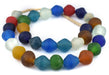 Jumbo Bright Medley Bicone Recycled Glass Beads (25mm) - The Bead Chest