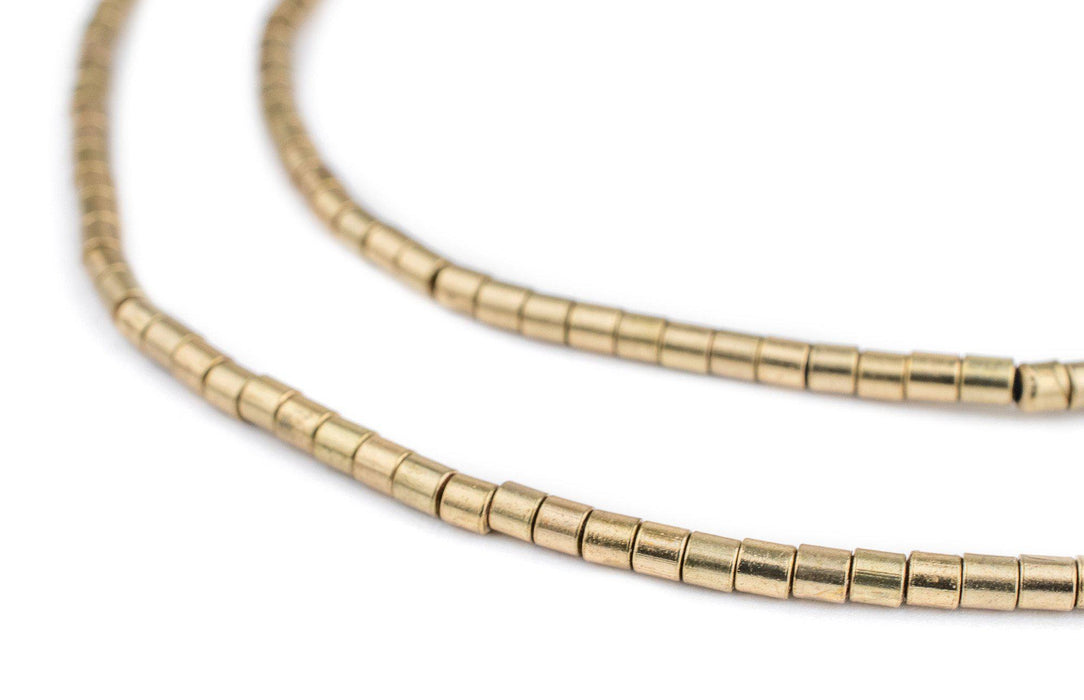 Brass Tube Beads (3mm) - The Bead Chest