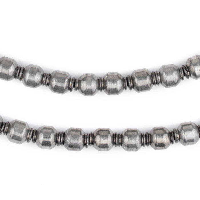 Miniature Silver Prayer Beads (9x7mm) - The Bead Chest