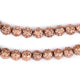 Copper Yoruba-Style Beads (9mm) - The Bead Chest