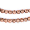 Copper Yoruba-Style Beads (9mm)