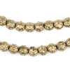 Brass Yoruba-Style Beads (9mm)