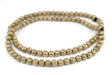 Brass Yoruba-Style Beads (9mm) - The Bead Chest