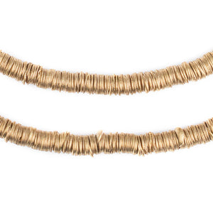 Gold Interlocking Crisp Beads (6mm)