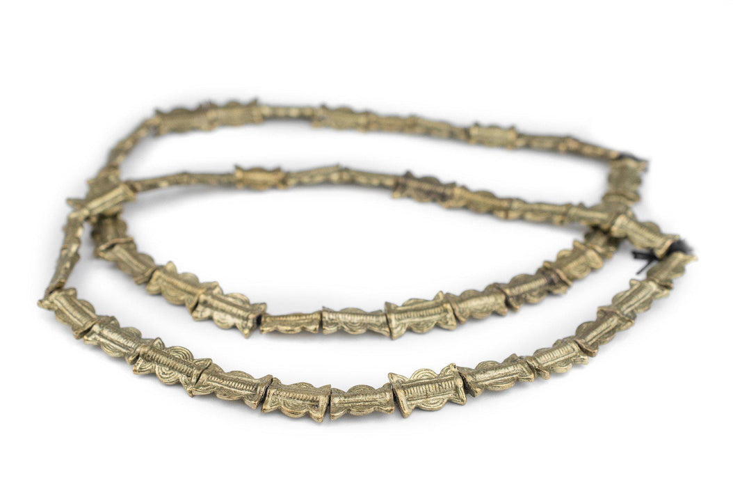 Brass Sun & Moon Baule Beads (16x11mm) - The Bead Chest