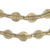 Smooth Sun Baule Brass Beads (20x12mm)