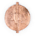 Elephant Copper Sun Baule Bead Pendant (75x65mm) - The Bead Chest