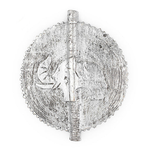 Elephant Silver Sun Baule Bead Pendant (75x65mm) - The Bead Chest