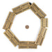 Brass Lattice Rectangular Baule Beads (45x36mm) - The Bead Chest
