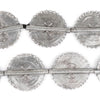 Silver Traditional Sun Baule Beads (54x46mm)
