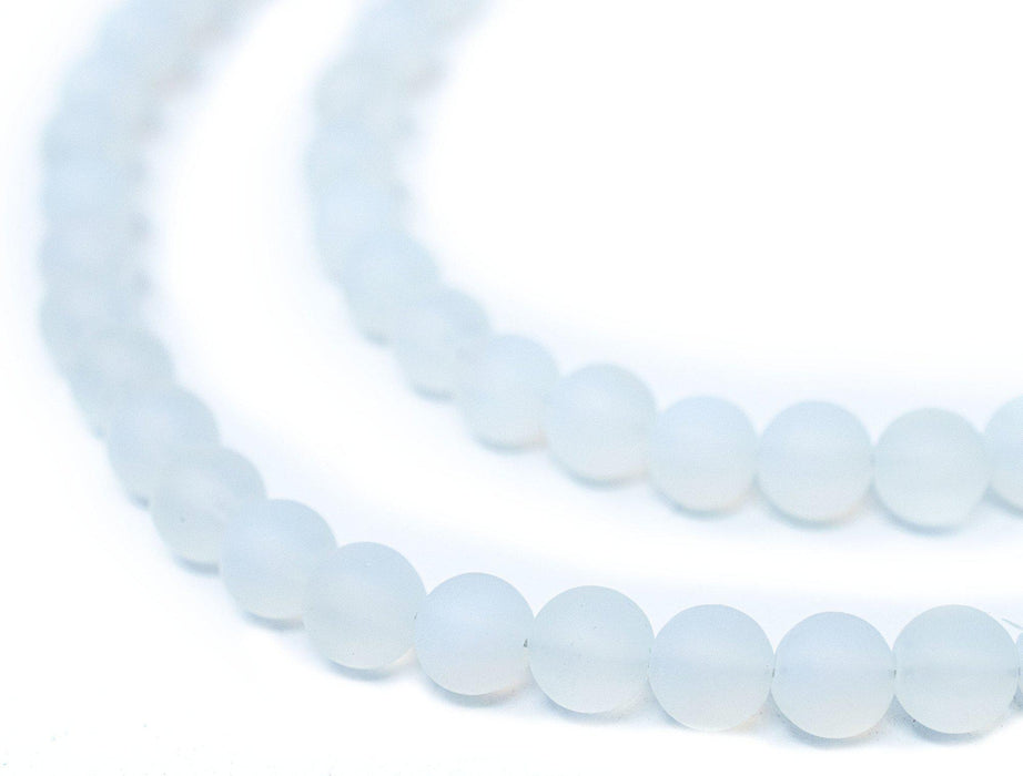 Matte Round Moonstone Opalite Beads (8mm) — The Bead Chest