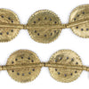 Brass Sun Dotted Baule Beads (55x45mm)