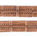 Copper Rectangular Dotted Baule Beads (54x41mm) - The Bead Chest