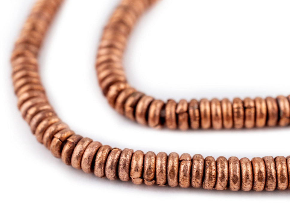 Kenya Copper Heishi Beads (5mm) - The Bead Chest