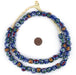 Mixed Blue Krobo Beads - The Bead Chest