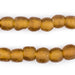 Amber Recycled Glass Beads (11mm) - The Bead Chest
