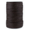 4.0mm Dark Brown Round Braided Bolo Leather Cord (3ft)