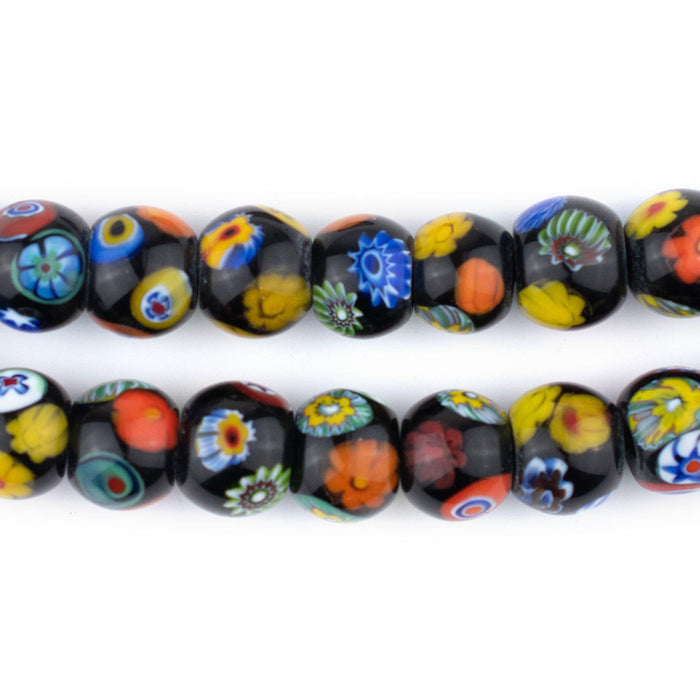 Premium Round Millefiori Beads (10mm) - The Bead Chest