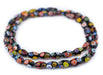 Premium Oval Millefiori Beads (14x9mm) - The Bead Chest
