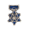 Authentic Jewish Berber Enamel Pendant (49x30mm)