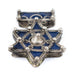 Authentic Jewish Berber Enamel Pendant (49x30mm) - The Bead Chest