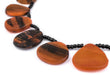 Saffron Color Moroccan Horn Medallion Beads - The Bead Chest