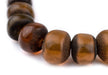 Translucent Moroccan Honey Amber Resin Beads (12x16mm) - The Bead Chest