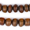 Translucent Moroccan Honey Amber Resin Beads (12x16mm)