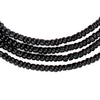 Matte Black Ghana Seed Beads