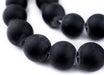 Black Wound Colodonte Beads - The Bead Chest