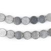 Circular Disk Silver Beads (10mm)