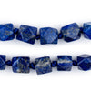 Cornerless Cube Lapis Lazuli Beads (9-14mm)