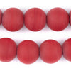Round Colodonte Beads (Red)
