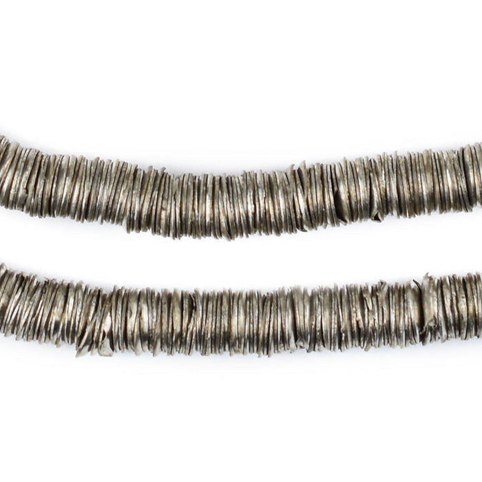 Antique Silver Interlocking Crisp Beads (8mm) - The Bead Chest