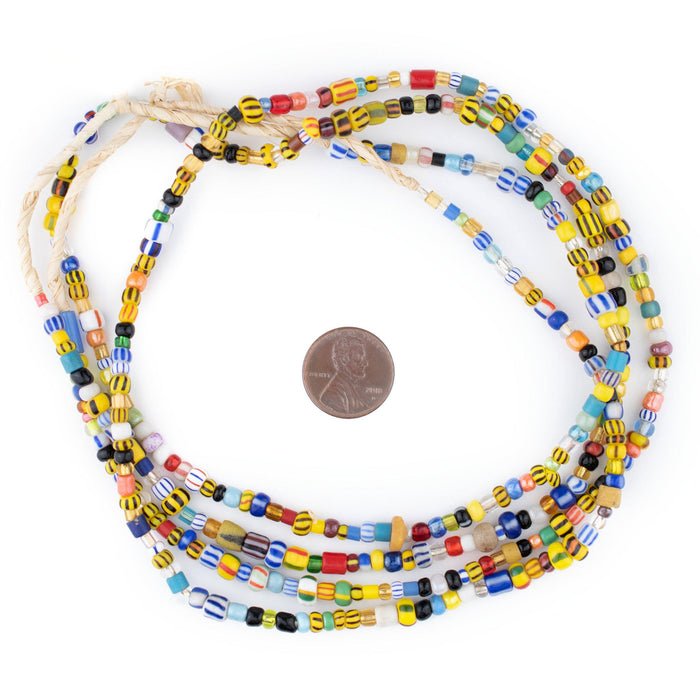 Mixed Ghana Chevron Beads - The Bead Chest