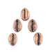 Antiqued Copper Cowrie Shell Beads (Set of 5) - The Bead Chest