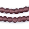 Purple Recycled Glass Beads (11mm)