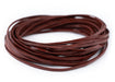2.0mm Brown Flat Leather Cord (15ft) - The Bead Chest